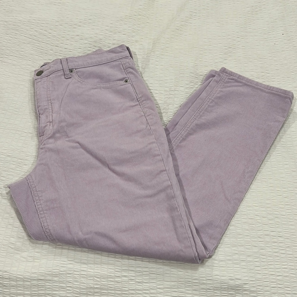 Gap Women’s Purple Corduroy Pants Size 12